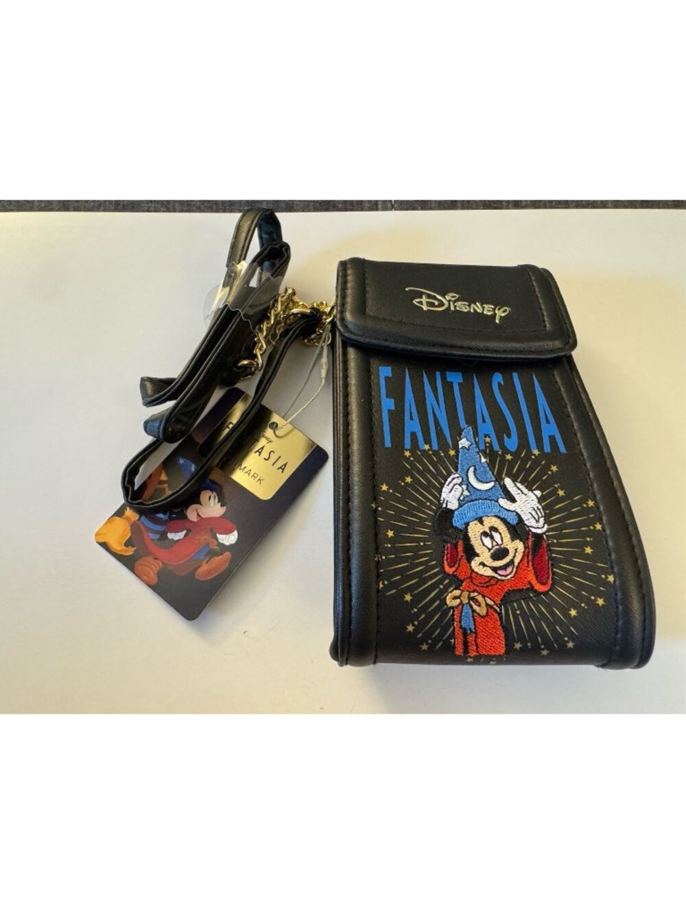Primark x Disney Fantasia Sorcerer Mickey Mouse Phone Holder Crossbody HW2